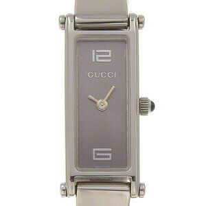 GUCCI Watches 1500L grayDial Stainless Steel Quartz Analog display Women
